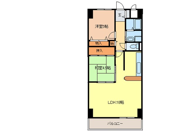 ロニヨンの物件間取画像